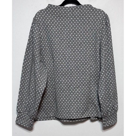 Talbots Classic Elegant Shimmer Top Size 3X Soft Glam Mob Wife Lite Holidaycore - Picture 6 of 7